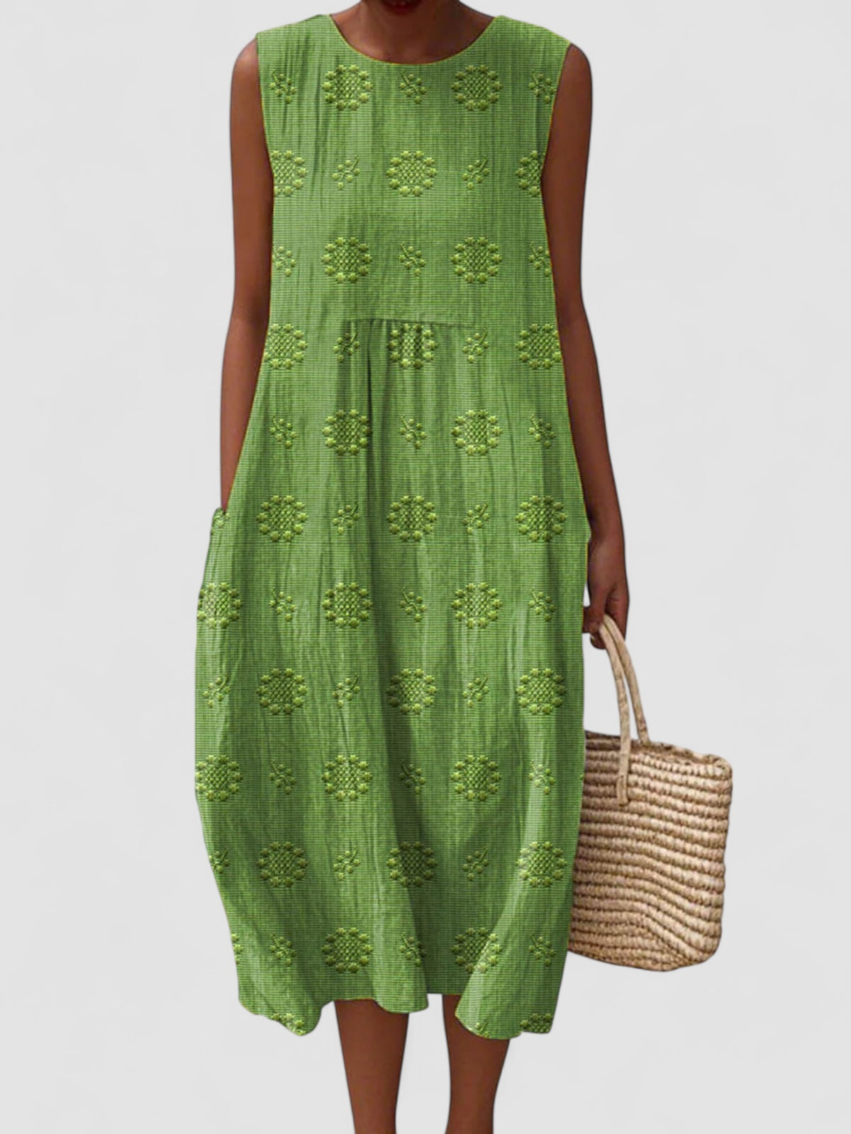 Zuleika™ - Naturlig Elegans och Sommarkomfort Klänning