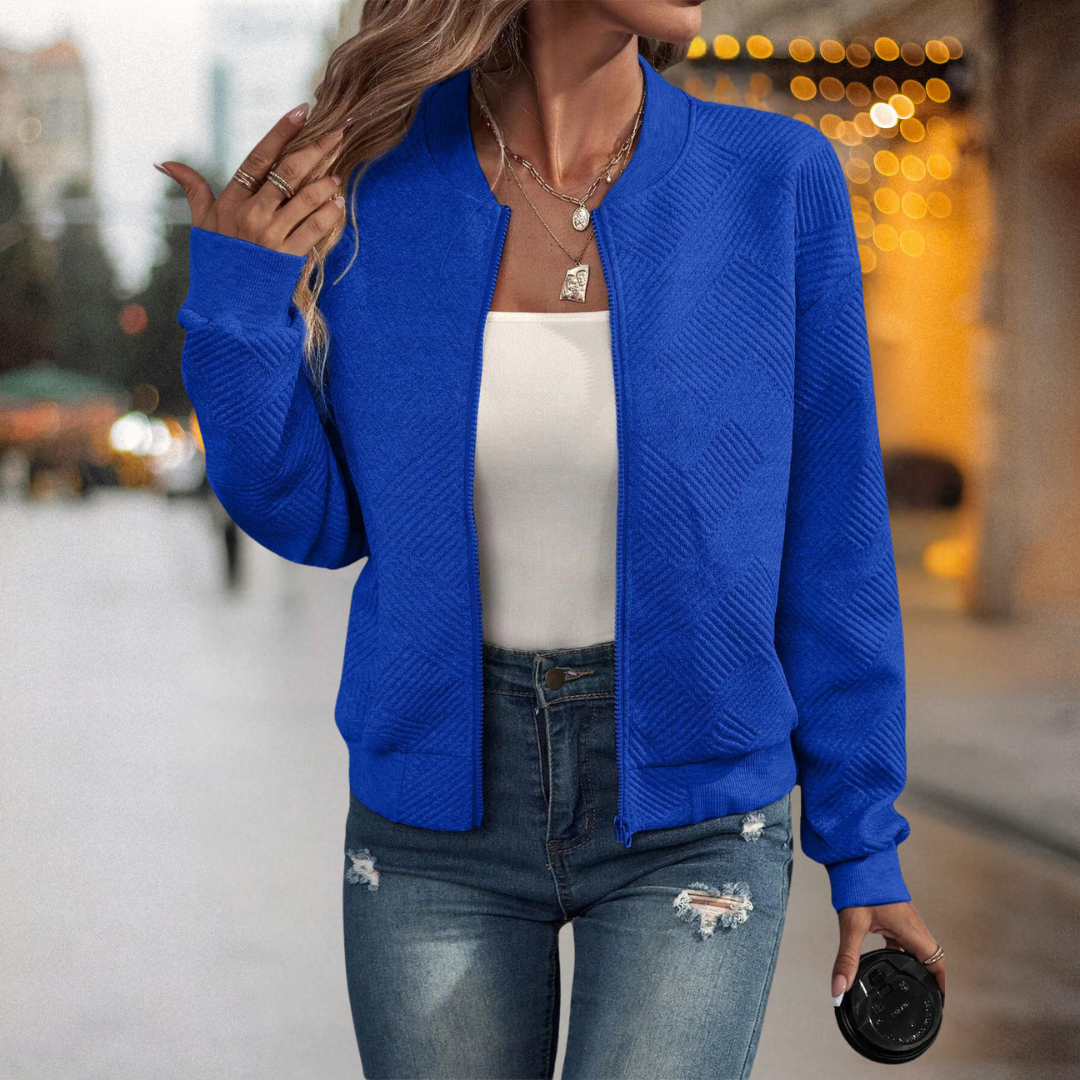 Fanny™ – Varm och Bekväm Bomberjacka med Struktur