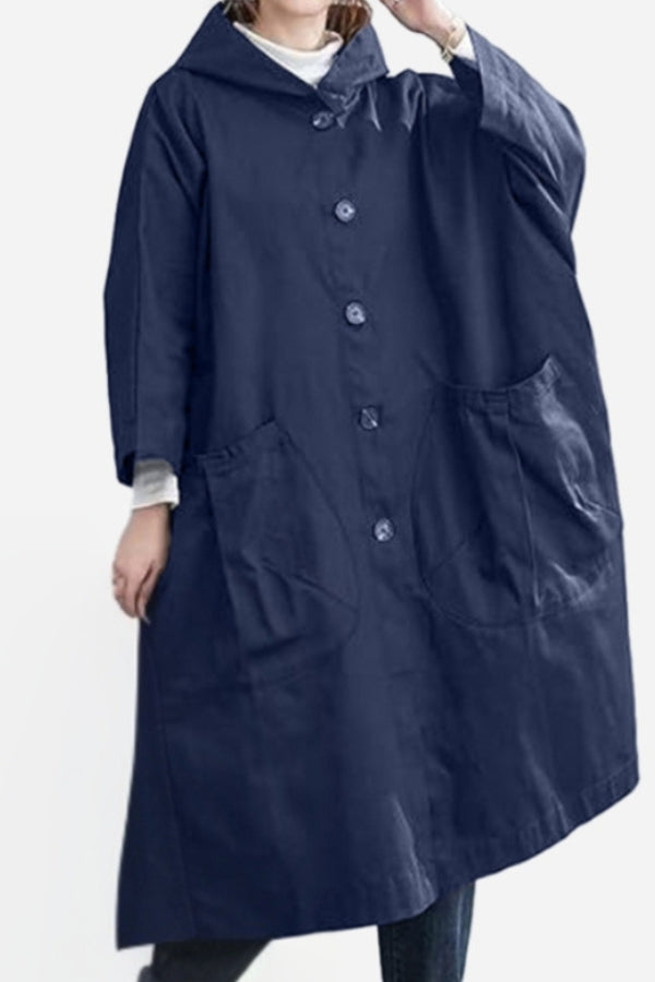 Helga™ - One Size Oversized Vattenavvisande Vindjacka