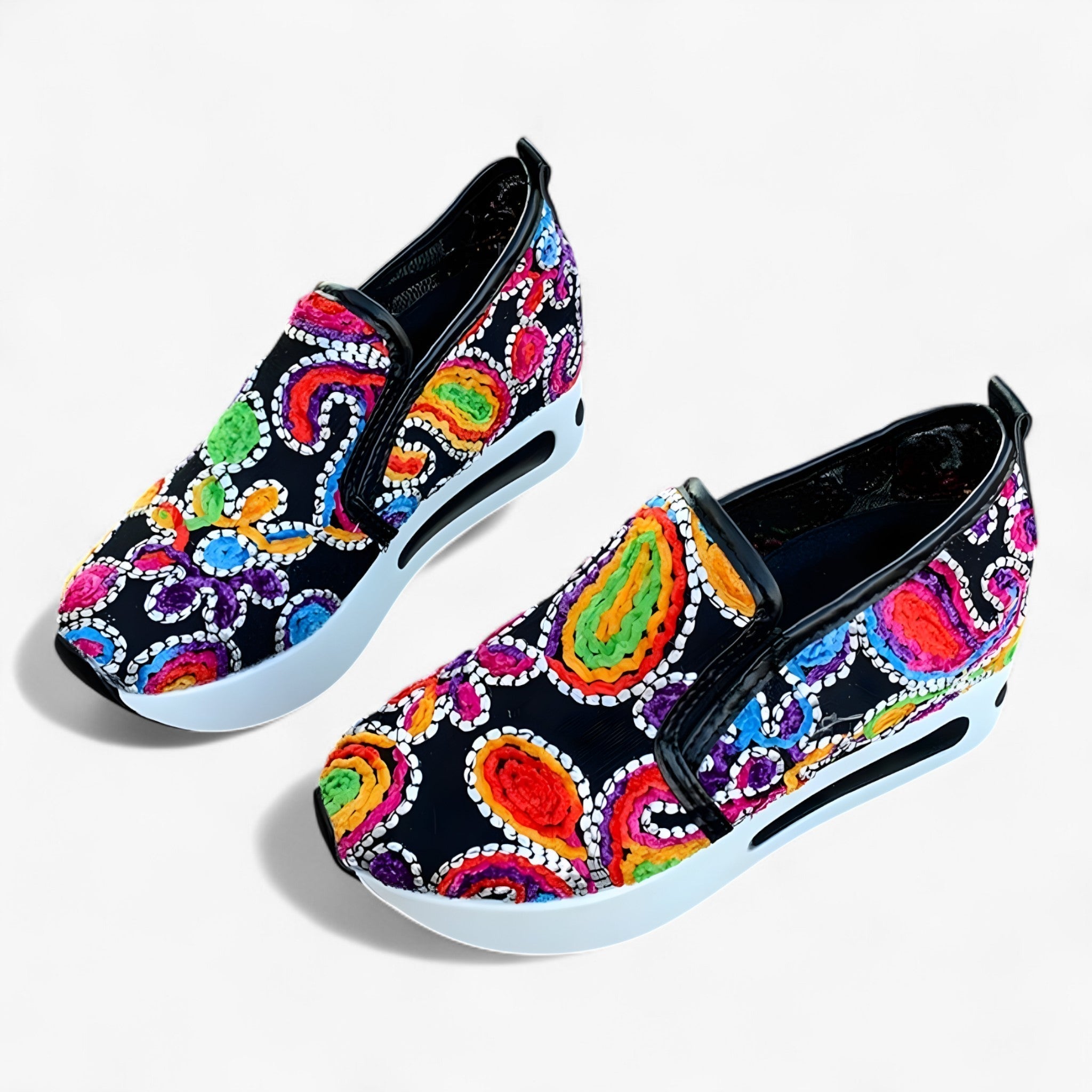 Zerina™ - Broderade Skor – Eleganta och Bekväma