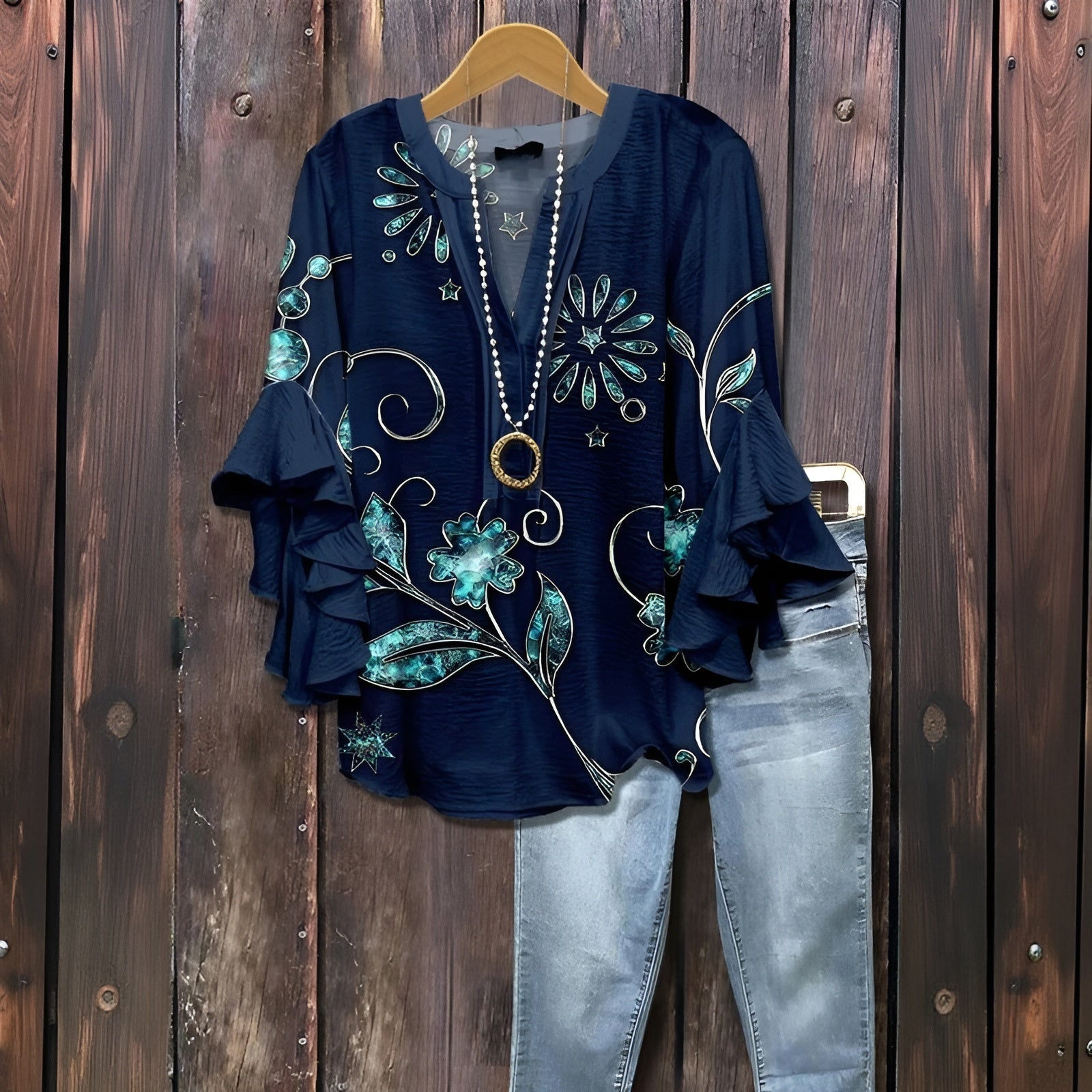 Airelle™ - Avslappnad & Stilfull Sommarblus